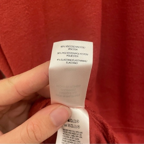 Lucky Brand Red Crew‎ Neck Long Sleeve Pullover Sweatshirt XL TG - Picture 7 of 11